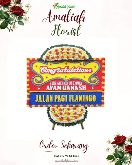 Sewa Papan Bunga Sabiyan